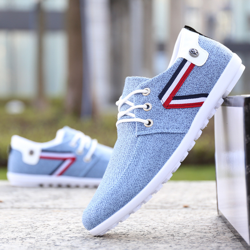 Men’S Soft-Soled Canvas Shoes, Sports And Leisure Old Beijing Cloth Shoes, Peas Shoes