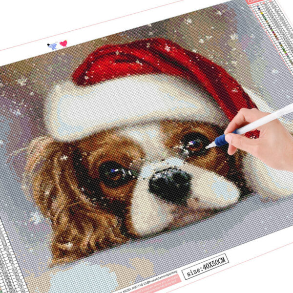New Product Christmas Cute Pet Theme 5D Diamond Painting - Image 4