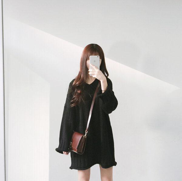 Sweater dress, dress, sweater, women - Image 4