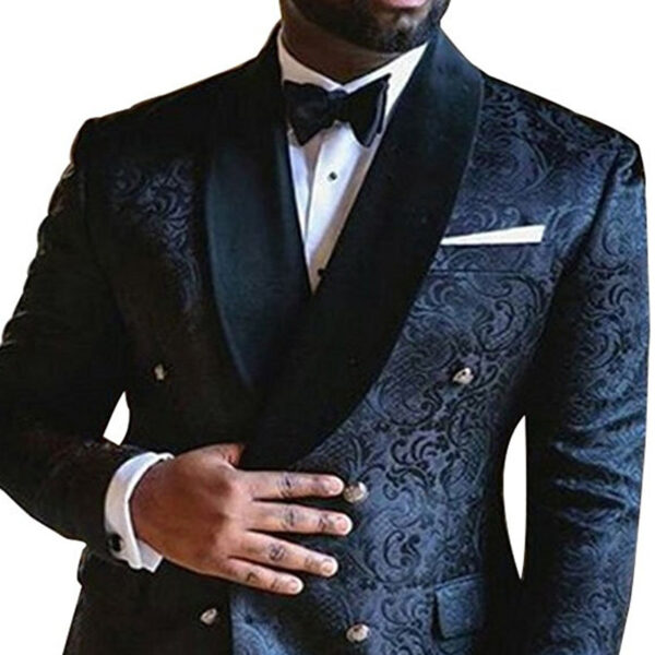 Vintage Men Bridesman Wedding Dress Fashion - Image 4