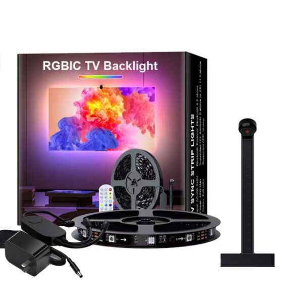 Cross-border Led Light Bar Bluetooth Synchronous TV Background With Screen Light With Camera Color Atmosphere - Image 4
