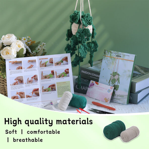 Decorative Plant Crochet Hook Material Package Pendant - Image 4