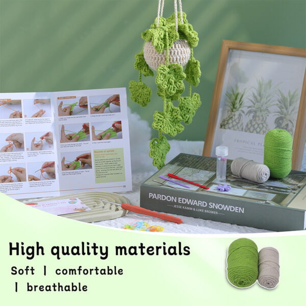 Decorative Plant Crochet Hook Material Package Pendant - Image 3