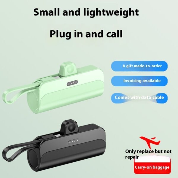 Pocket Wireless Mini Capsule Bank Compact Portable Power Source - Image 5