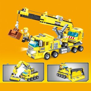 Construction Vehicle Assembly Building Block Toy Car Set