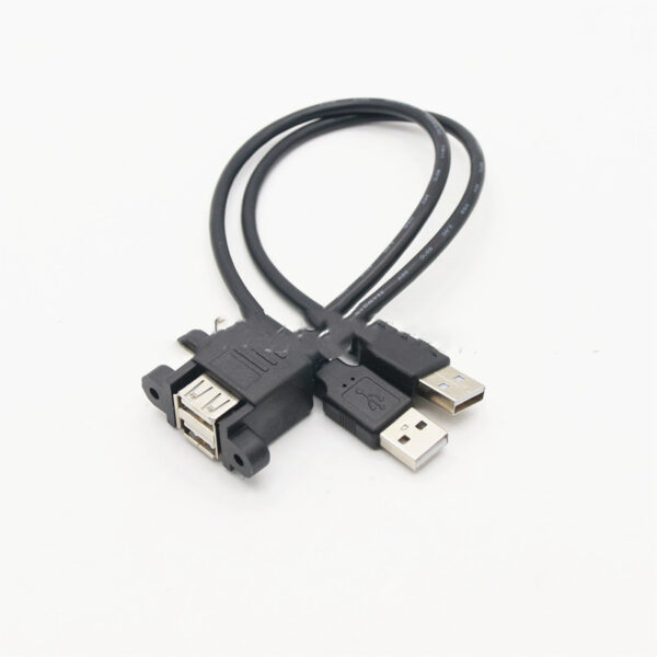 USB 20 Cable Dual-port USB Extension Cord - Image 8