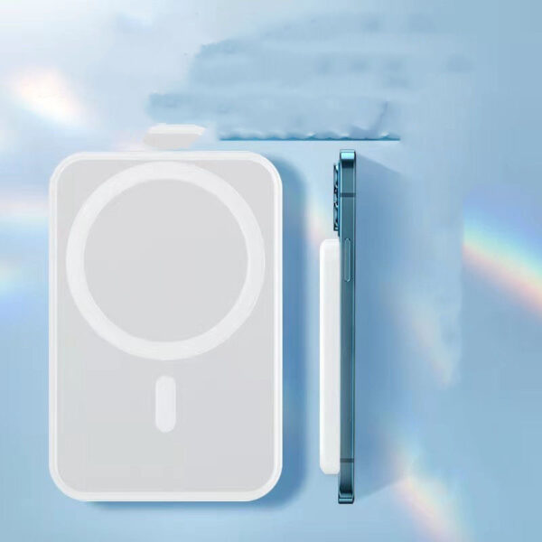 Magnetic Wireless Charger Electric Treasure Wireless Charger Portable Power Source Foot 5000MA - Image 9