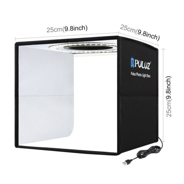 25CM Bright Three-color Temperature Studio Dimmable Simple Photography Light Box - Image 9