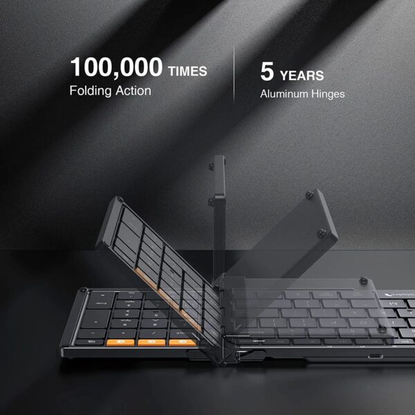 Folding Keyboards With Numeric Keypad Bluetooth Wireless - Image 6