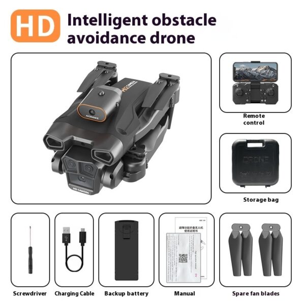 UAV Three-side Obstacle Avoidance Remote Control HD Aerial Photography Four-axis - Image 7