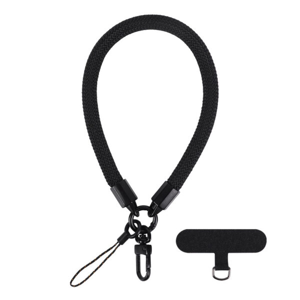 Mobile Phone Short Polyester Rope Anti-theft Wrist Strap Keychain - Image 6