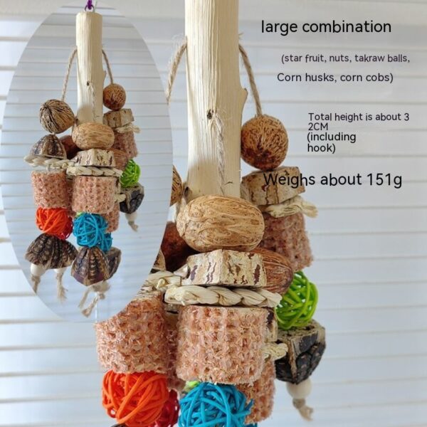 Parrot Toys Parrot Bite Supplies Bird Stand Rod Bird Cage - Image 3