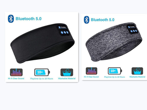 Wireless Bluetooth Sleeping Headphones Headband Thin Soft Elastic Comfortable Music Ear Phones Eye Mask For Side Sleeper Sports - Image 7