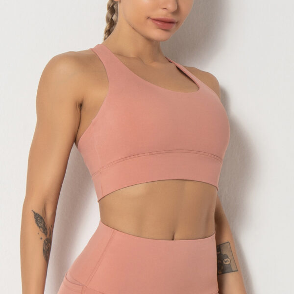 Shockproof Running Outer Wear Sports Solid Color Fitness Yoga Clothes Women - Image 9