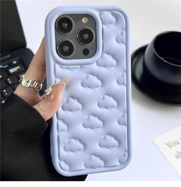 Hand Oil Three-dimensional Cloud Phone Case - Image 5