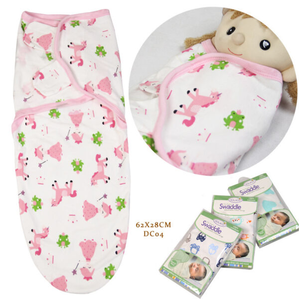 Cotton baby baby wrapped towel, cartoon baby sleeping bag, anti startled baby and baby products - Image 7