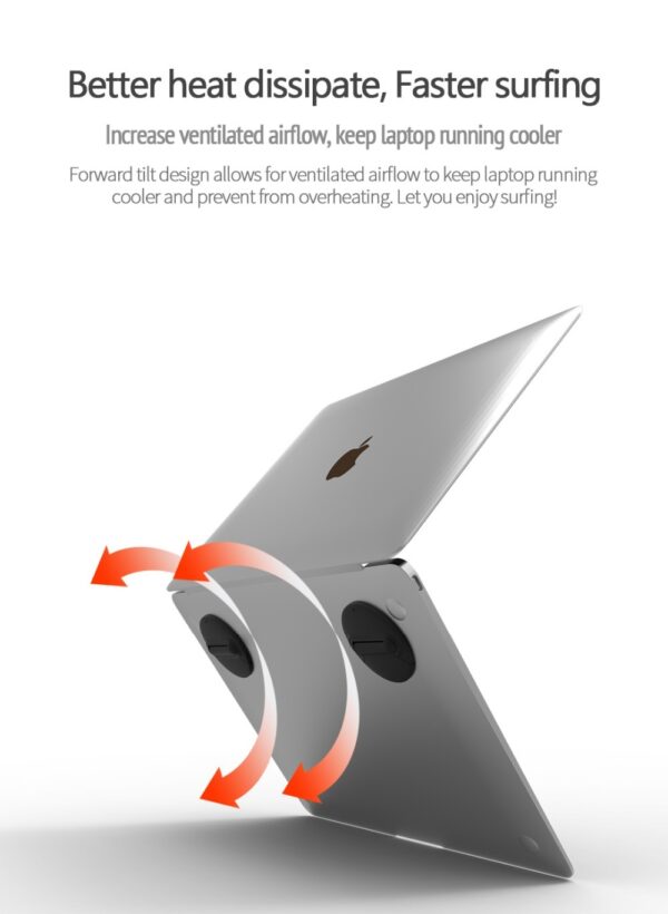 Adjustable Mini Portable Invisible Laptop Stand - Image 2