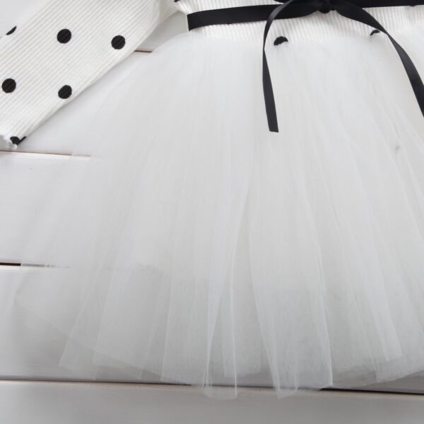 Baby Girls Spring Winter Long Sleeve Tutu Lace Dresses Infantil Newborn 1st Birthday Party Clothes Christening Gown Casual Wear - Image 5