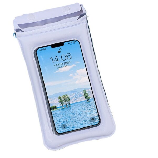 Inflatable Floating Touch Screen Mobile Phone Waterproof Bag Three Layers - Image 9