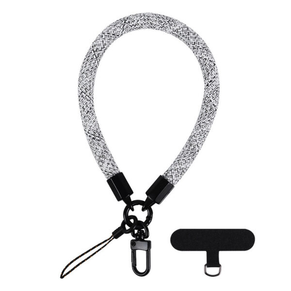 Mobile Phone Short Polyester Rope Anti-theft Wrist Strap Keychain - Image 4