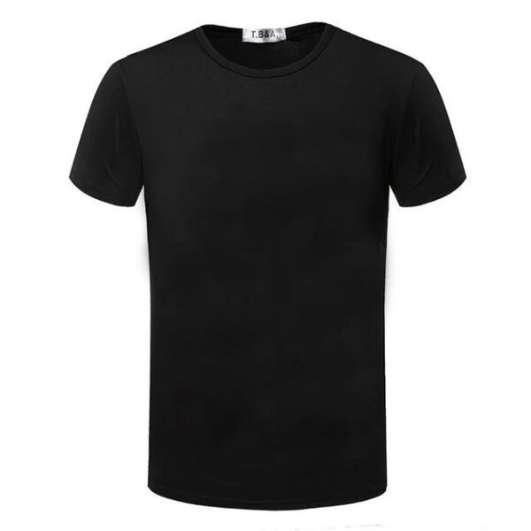 Mens Short Sleeve O-neck Slim T Shirt - Image 4