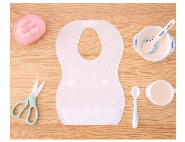 Summer baby eating bib baby - Image 4