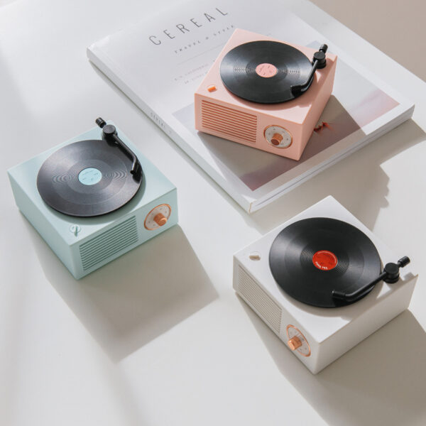 Wireless mini portable retro phonograph Bluetooth-compatible speaker - Image 9