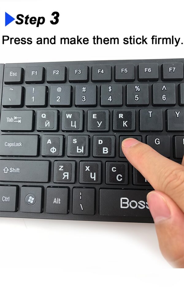 Notebook Keyboard Stickers Russian Keyboard Stickers - Image 4