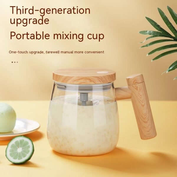 400ML Self Stirring Coffee Mug  Electric Mixing Glass Coffee CupHigh Speed Fast Automatic Coffee Cup For Gyms Dining Room Kitchen Gadgets - Image 9