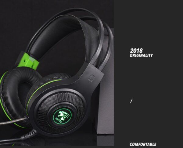 V5000 7.1-channel headphone headset-style eating chicken computer game desktop Internet cafes Jedi survival headset - Image 3