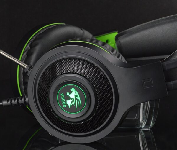V5000 7.1-channel headphone headset-style eating chicken computer game desktop Internet cafes Jedi survival headset - Image 6