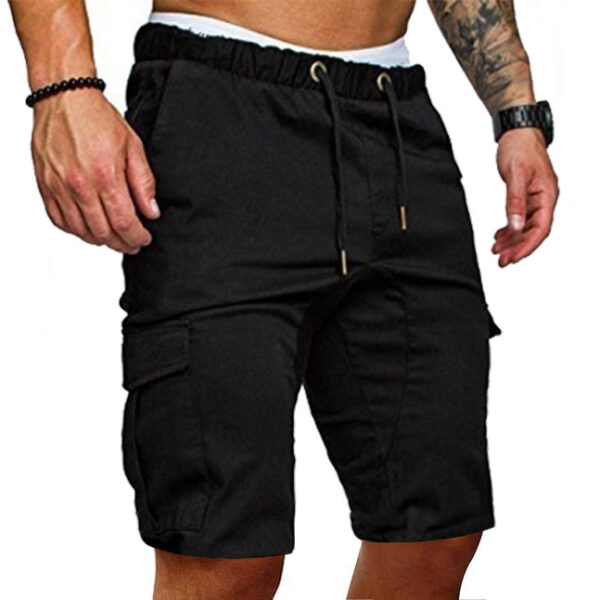 Casual tooling multi-pocket casual men's shorts - Image 7