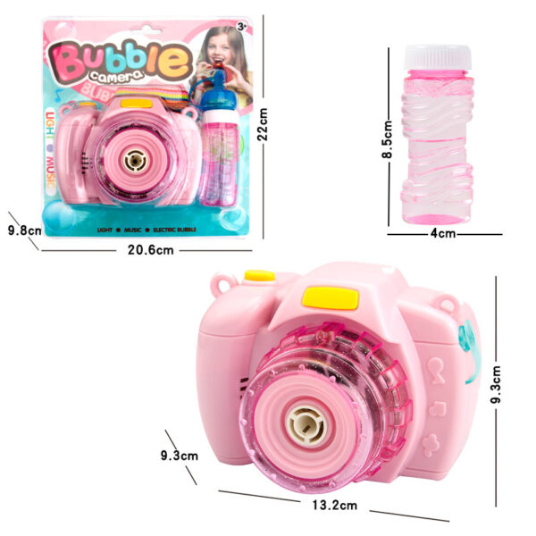 Camera Bubble Blowing Toys For Kids Fully-Automatic Soap Bubble Machine - Image 3