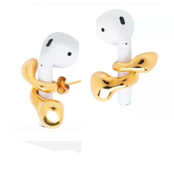 Personalized Snake-Shaped Embracing Earphone Anti-Lost Earrings - Image 4