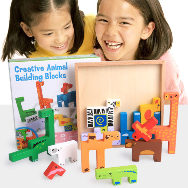 Creative Animal Puzzle ,Building Blocks - Image 5