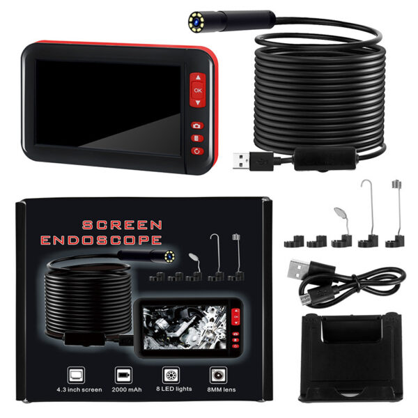 Mobile Phone Wifi Endoscope HD Camera Industrial Pipeline Car Detector - Image 2