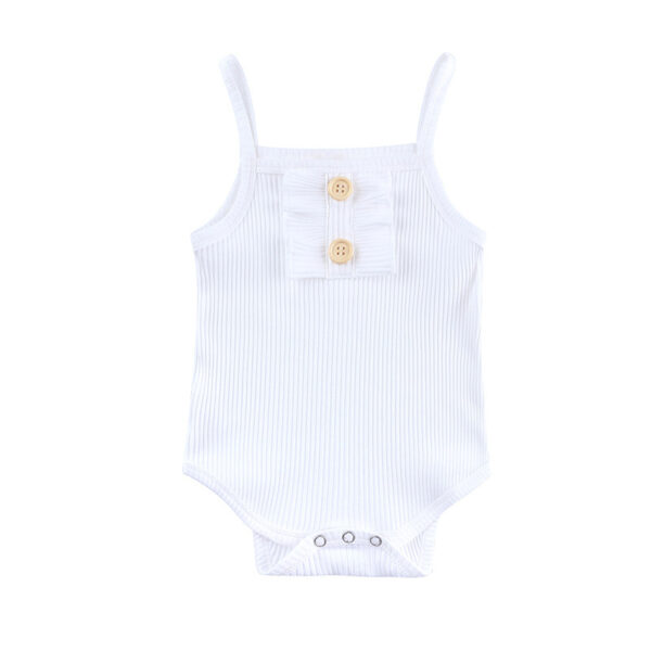New Baby Clothing Wholesale Girls Summer Romper Skirt Set - Image 4