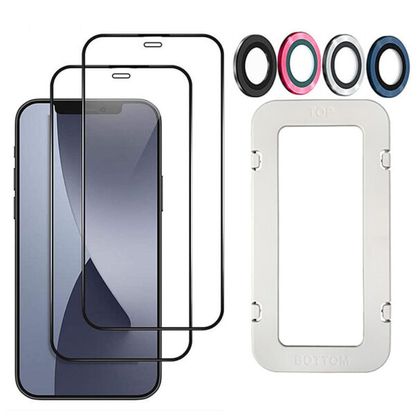 Compatible with Apple, Tempered Glass Screen Protector for Apple iPhone 11 Pro Max 12 Mini 11Pro 12Pro XS X XR 7 8 Plus 6 6S SE 5S Protection Film - Image 3