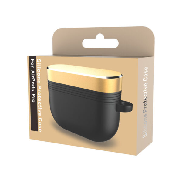 Compatible with Apple, Airpods Pro Earphone Protective Case Metal Earphone Protective Case - Image 4