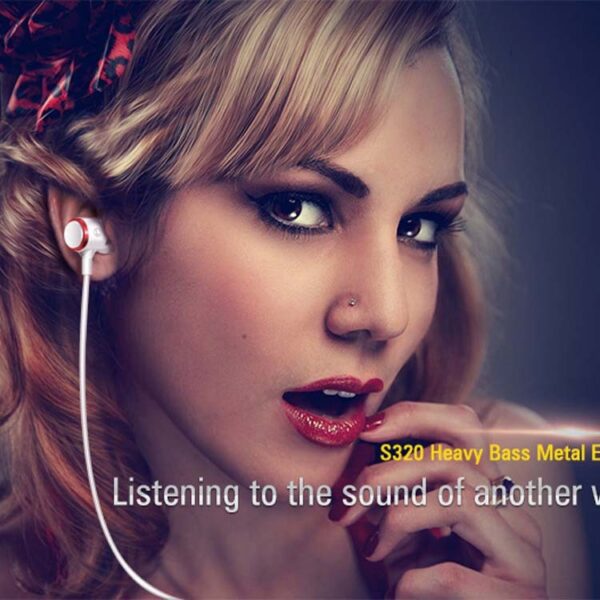 Earphones For Mobile Phones In-Ear Metal Earphones Wired Earphones 3.5 Headsets - Image 3