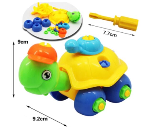 Children's Toys Detachable and Assembled Motorcycle Plastic Building Block Toys - Image 5