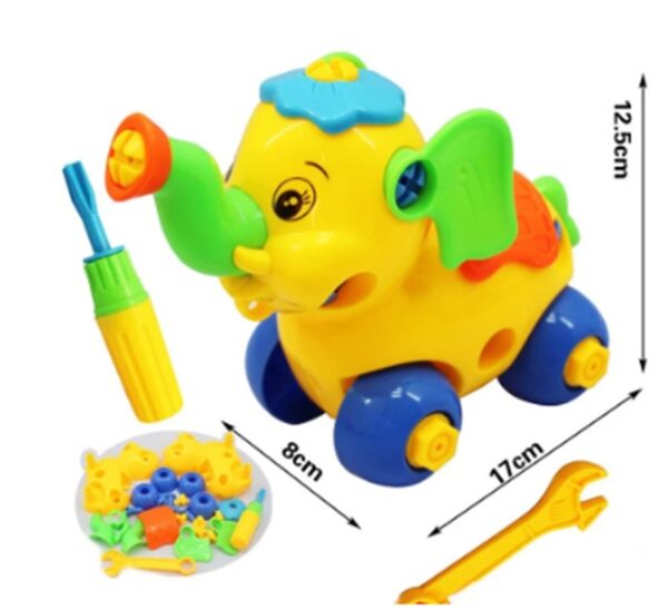 Children's Toys Detachable and Assembled Motorcycle Plastic Building Block Toys - Image 4