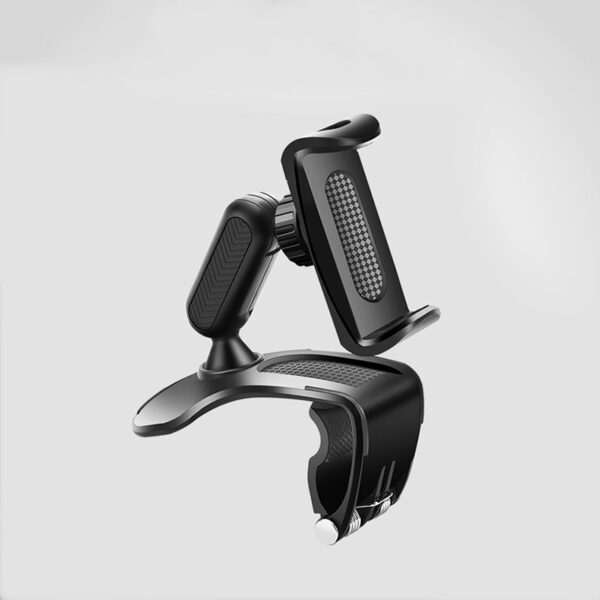 Multifunctional Car Dashboard Rearview Mirror Sun Visor Mobile Phone Holder - Image 4