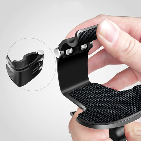 Multifunctional Car Dashboard Rearview Mirror Sun Visor Mobile Phone Holder - Image 3