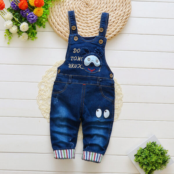 Children's Pants, Baby Children's Overalls, Jeans, Children's Clothing, Children's Pants, Boys And Girls' Cotton Trousers Cover - Image 7