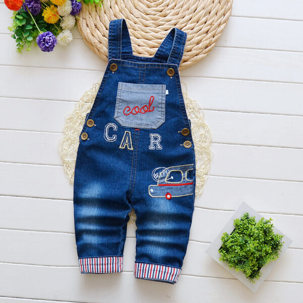 Children's Pants, Baby Children's Overalls, Jeans, Children's Clothing, Children's Pants, Boys And Girls' Cotton Trousers Cover - Image 8