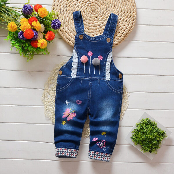 Children's Pants, Baby Children's Overalls, Jeans, Children's Clothing, Children's Pants, Boys And Girls' Cotton Trousers Cover - Image 2