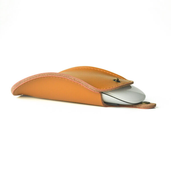 Apple Mouse Storage Bag Apple Magic Mouse Protective Case Magic Control Bluetooth Mouse 2nd Generation Leather Case - Image 8
