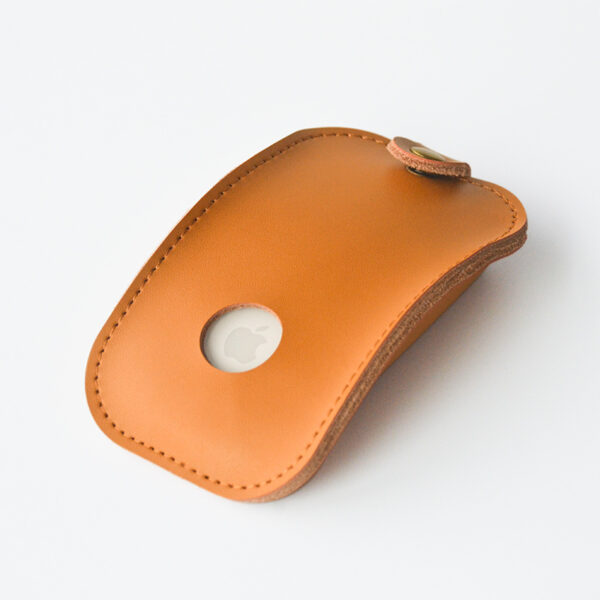 Apple Mouse Storage Bag Apple Magic Mouse Protective Case Magic Control Bluetooth Mouse 2nd Generation Leather Case - Image 2