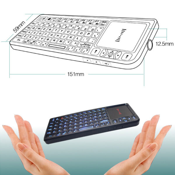 Mini Wireless Bluetooth Laser Touch Keyboard Flying Squirrel With Infrared Teaching Office Palm Keyboard Flying Squirrel - Image 7